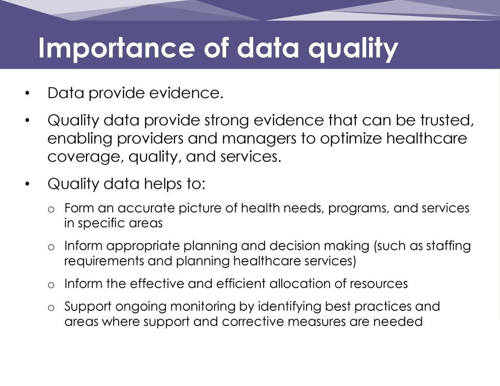 importance of data quality