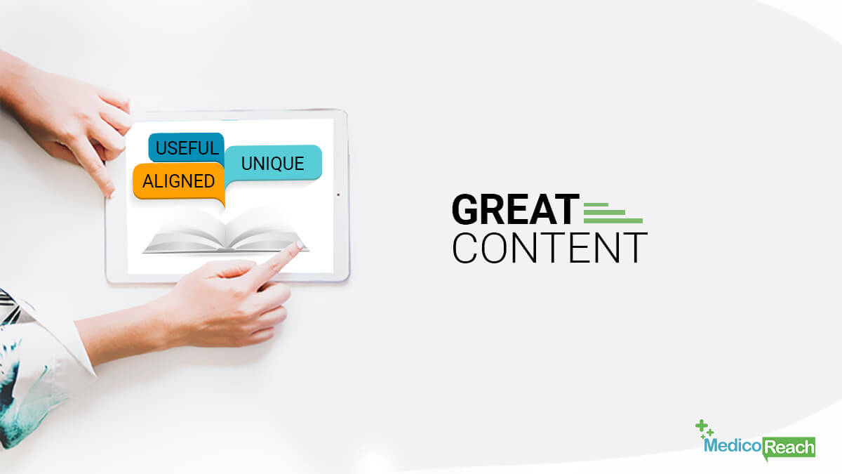 create useful and great content